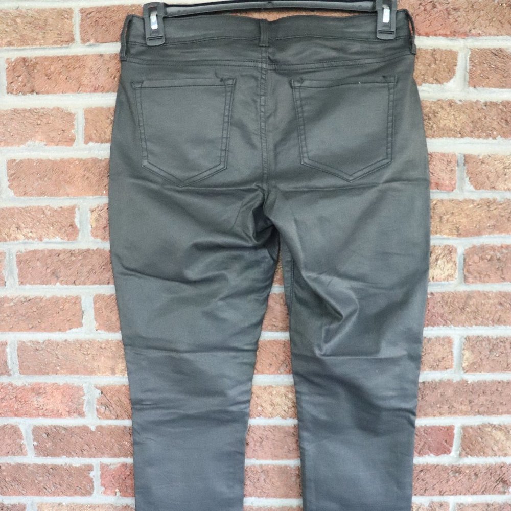 Old Navy Rockstar Pants * Black Sheen * Size 10 * EUC * RN54023
